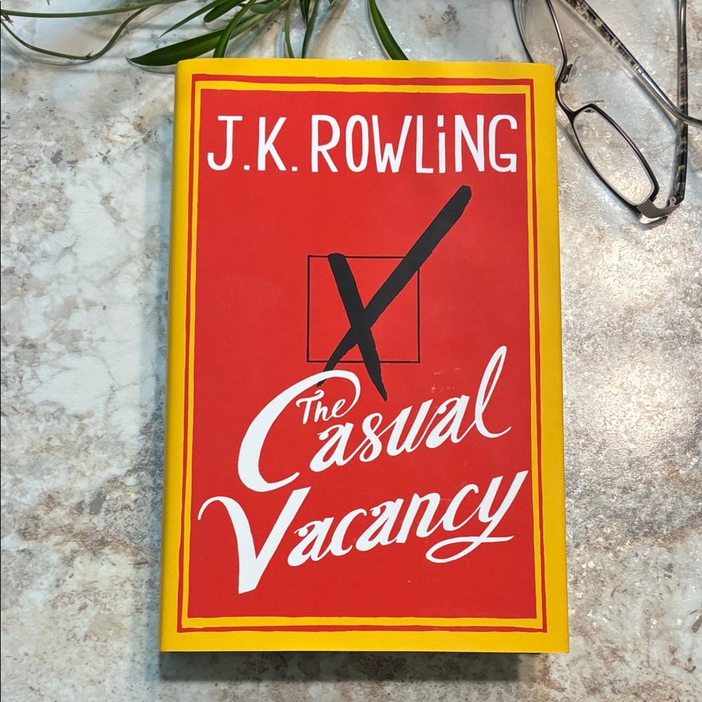 Novel The Casual Vacancy Hardcover by J.K. Rowling; First Edition; Bestseller